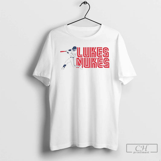 Classic Nathan Lukes Batting Lukes Nukes T Shirts