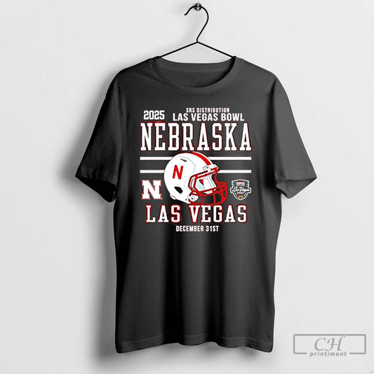 Classic Nebraska Cornhuskers 2025 Las Vegas Bowl Bound Helmet