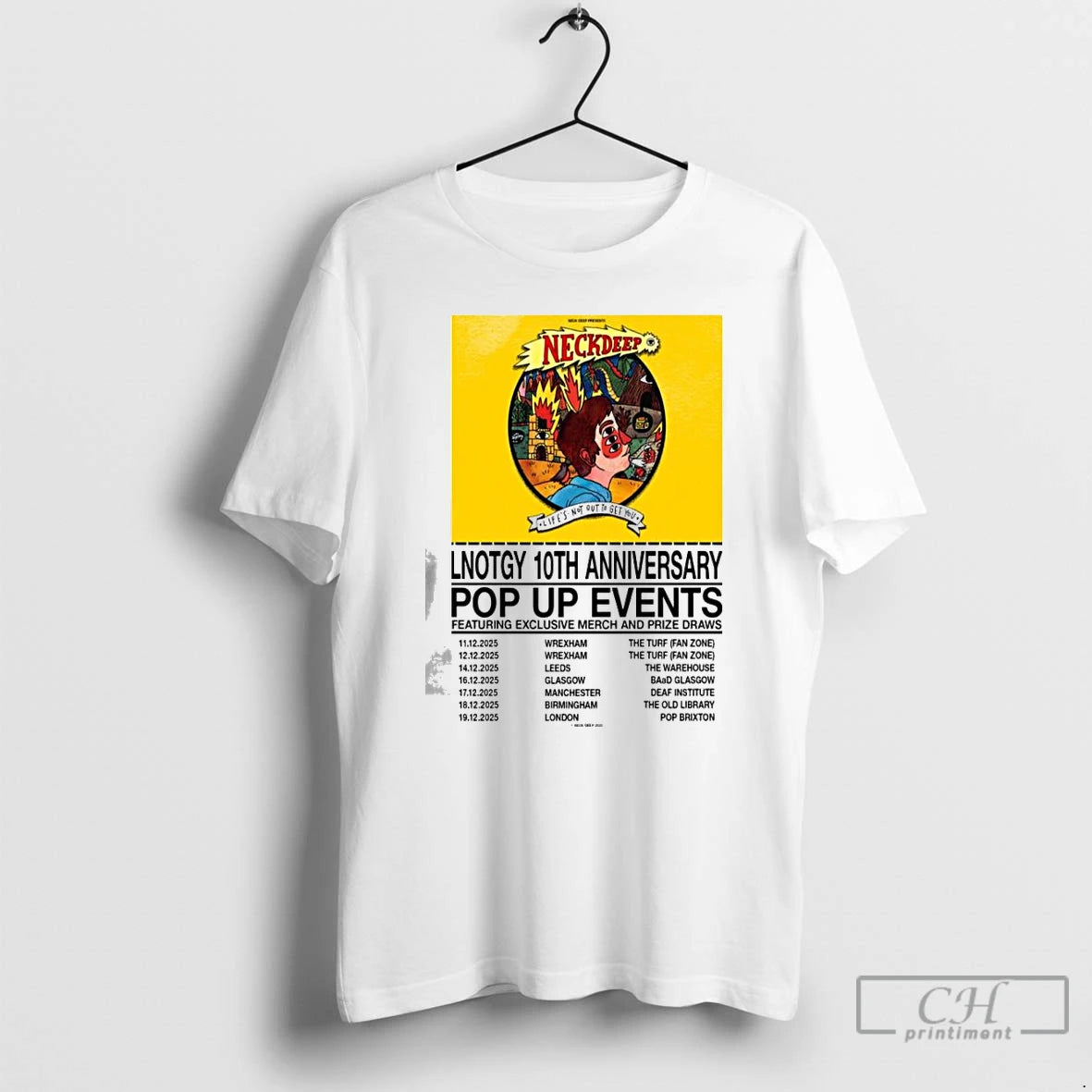 Classic Neck Deep December Tour 2025 T-Shirts, Hoodie, Sweatshirt | AU18TeeNovaLab.com