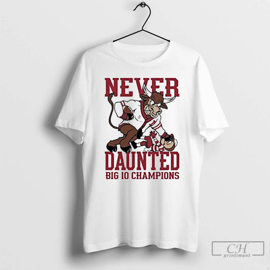 Classic Never Daunted Iu Football Big 10 Champions T-Shirts, Hoodie, Sweatshirt | AU18TeeNovaLab.com