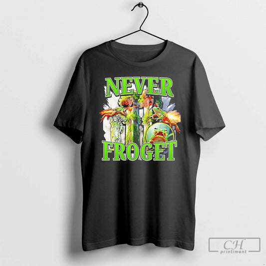 Classic Never Froget Frog Forest T Shirts