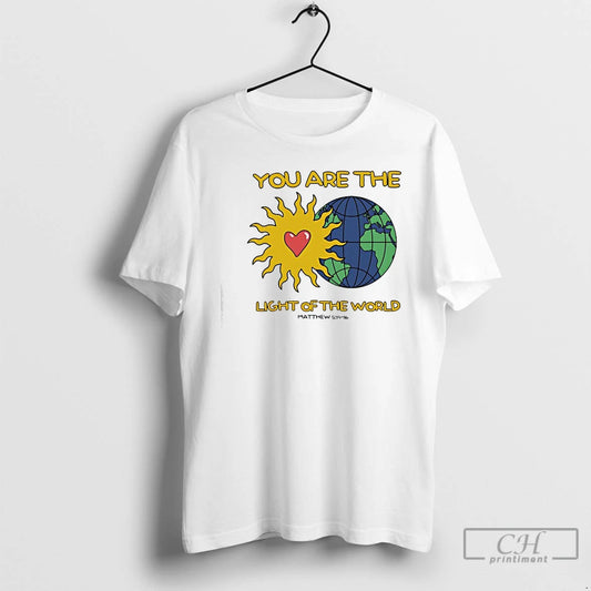 Classic New Testament Gospel Of Matthew You Are The Light Of The World T Shirts Hoodie, Sweatshirt | AU18TeeNovaLab.com