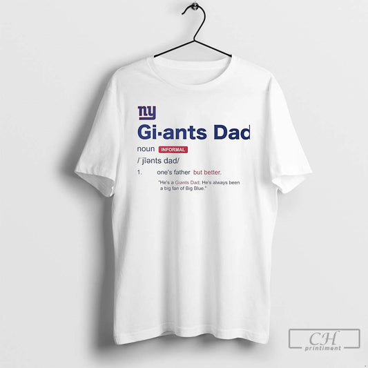 Classic New York Giants Dad Definition Meaning T Shirts