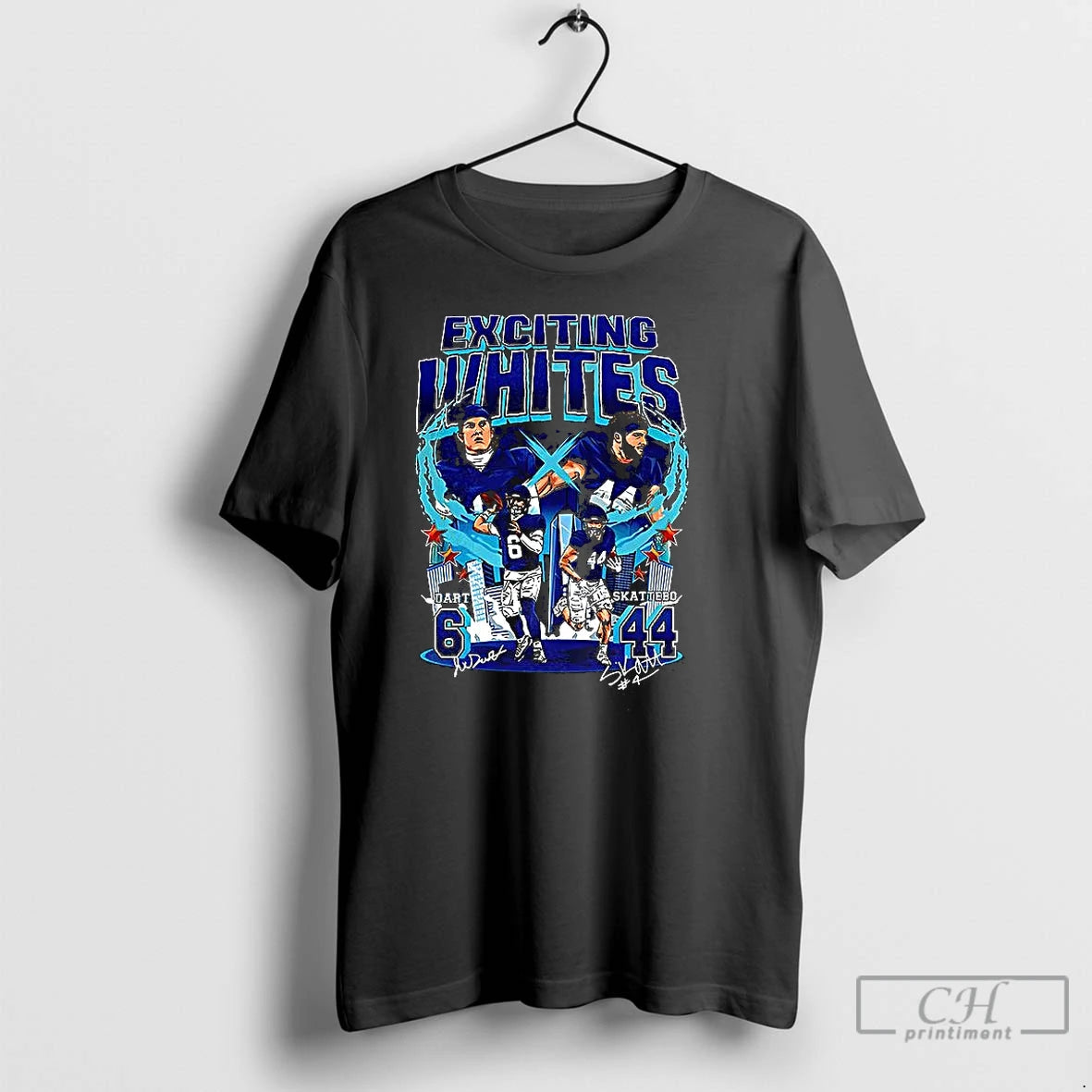 Classic New York Giants Giants Exciting White Dart And Skettabo Signature T Shirts