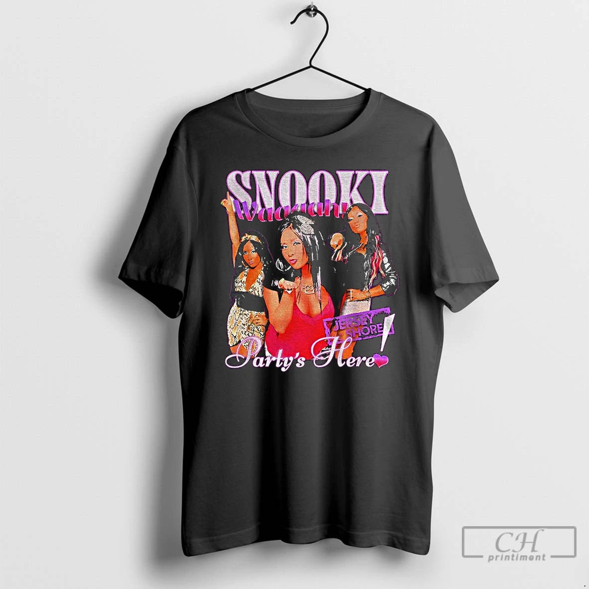 Classic Nicole Polizzi Jersey Shore Partys Here Snooki T-Shirts, Hoodie, Sweatshirt | AU18TeeNovaLab.com