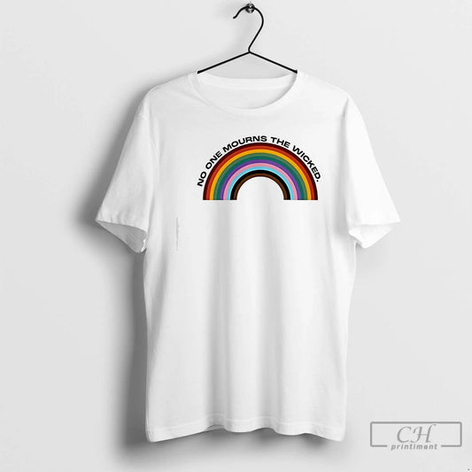 Classic No One Mourns The Wicked Rainbow Vintage T-Shirts, Hoodie, Sweatshirt | AU18TeeNovaLab.com
