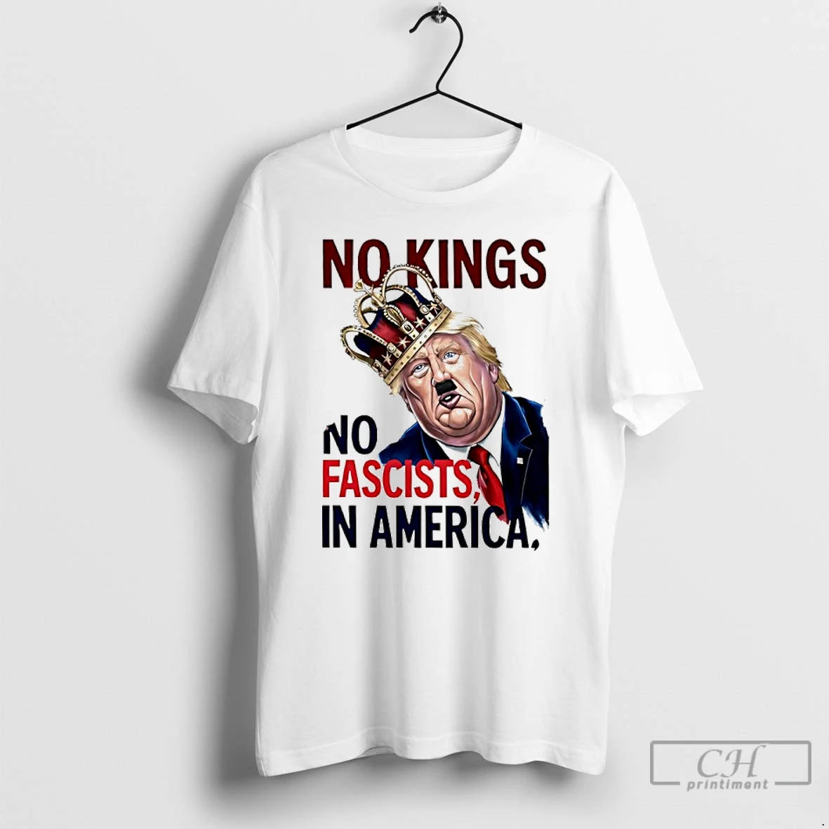 Classic No Kings No Fascists In America T Shirts