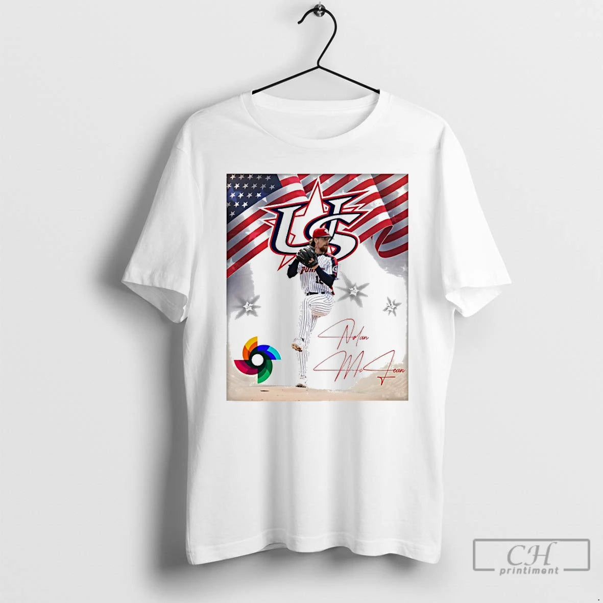 Classic Nolan Mclean Team Usa 2026 World Baseball Signature T-Shirts, Hoodie, Sweatshirt | AU18TeeNovaLab.com