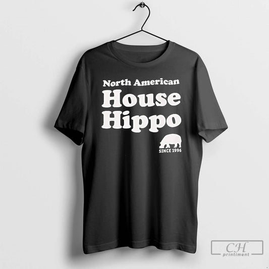 Classic North American House Hippo Since 1996 T-Shirts, Hoodie, Sweatshirt | AU18TeeNovaLab.com