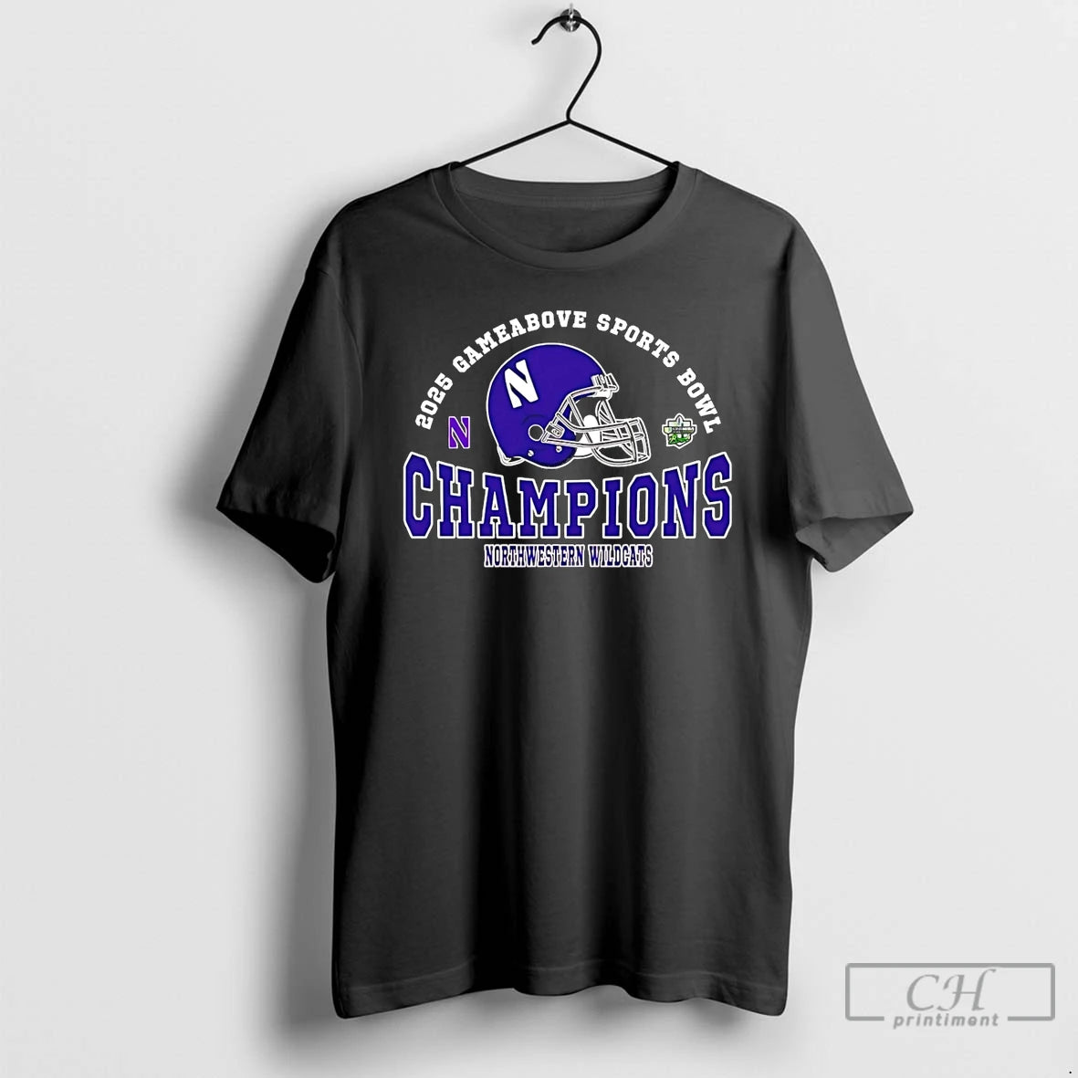 Classic Northwestern Wildcats 2025 Gameabove Sports Bowl Champions Helmet T-Shirts, Hoodie, Sweatshirt | AU18TeeNovaLab.com