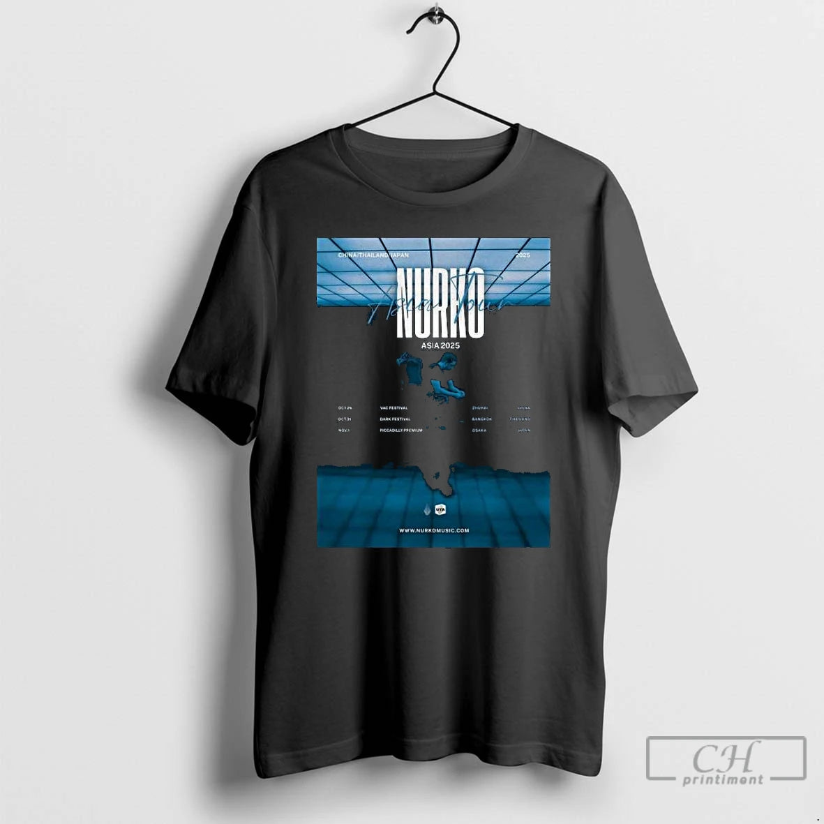 Classic Nurko Asia Tour China Thailand Japan 2025 Long Sleve T Shirts