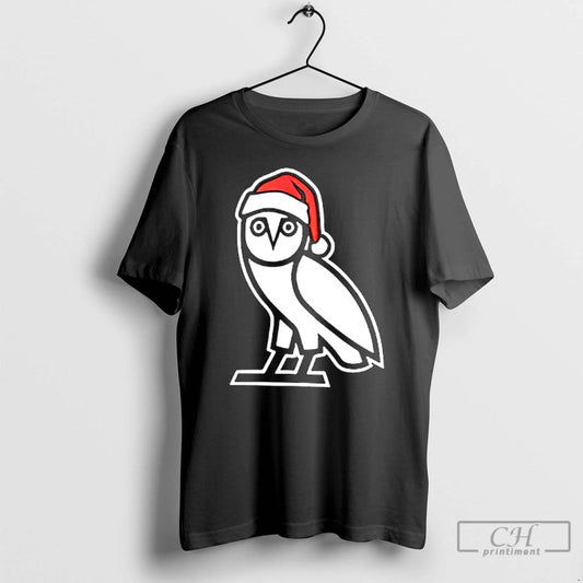 Classic Ovo Holiday Owl Santa Hat Graphic T-Shirts, Hoodie, Sweatshirt | AU18TeeNovaLab.com