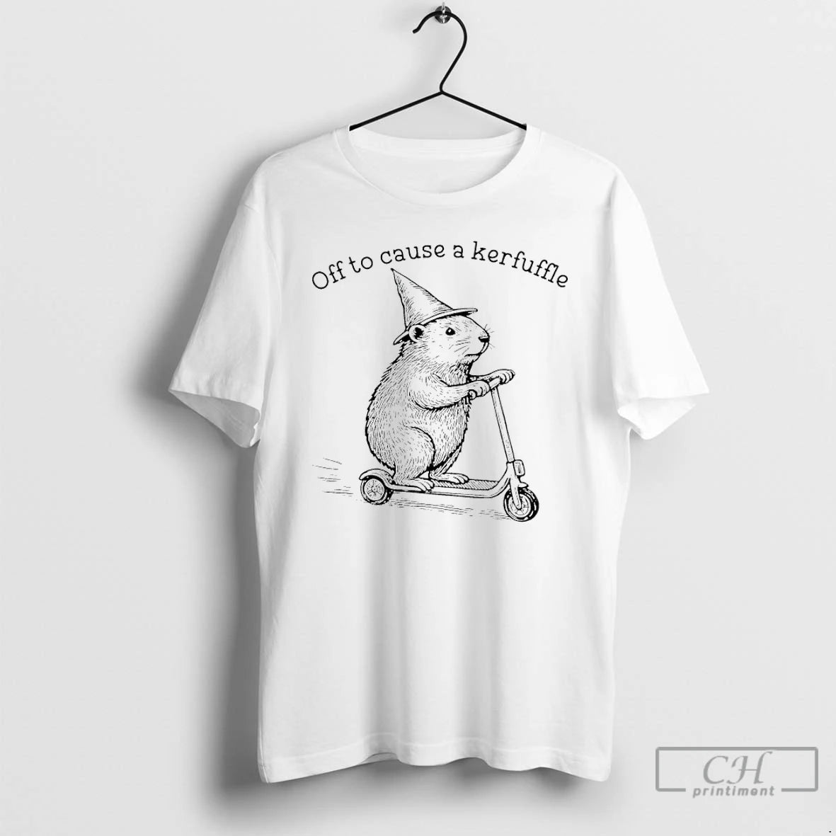 Classic Off To Cause A Kerfuffle Capybara T-Shirts, Hoodie, Sweatshirt | AU18TeeNovaLab.com