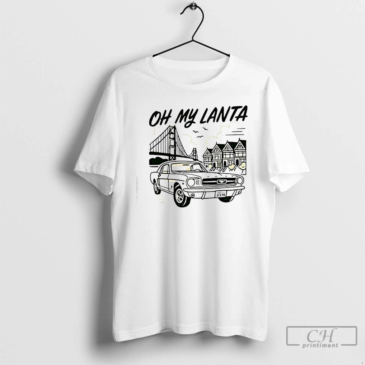 Classic Oh My Lanta Car Graphic T-Shirts, Hoodie, Sweatshirt | AU18TeeNovaLab.com