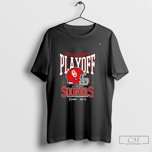 Classic Oklahoma Sooners 2025 26 College Football Playoff Cfp Helmet Chriast T-Shirts, Hoodie, Sweatshirt