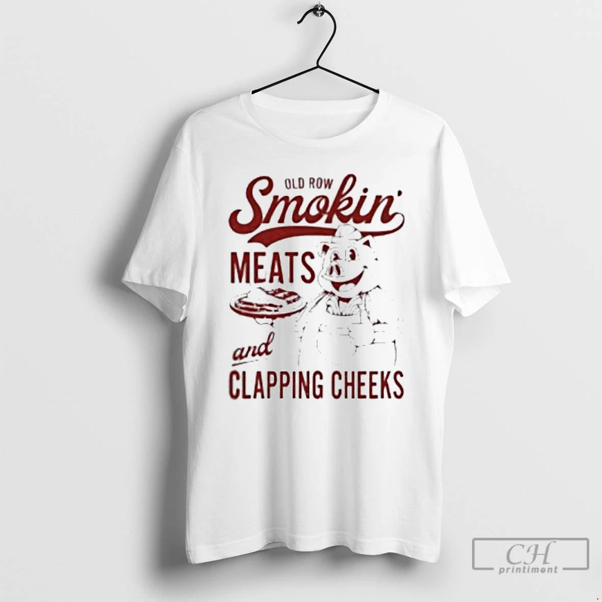 Classic Old Row Smokin Meats And Clapping Cheeks T-Shirts, Hoodie, Sweatshirt | AU18TeeNovaLab.com