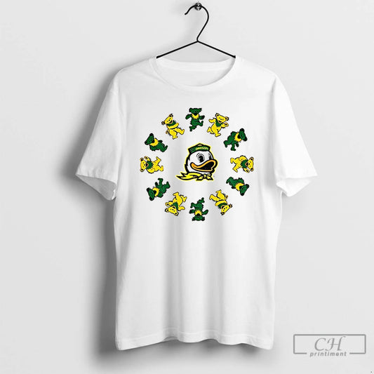Classic Oregon X Grateful Dead Circle Bears T Shirts