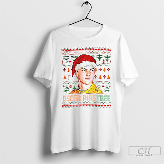 Classic Oscar Piastri Oscar Piastree Santa Hat Merry Christmas T-Shirts, Hoodie, Sweatshirt | AU18TeeNovaLab.com