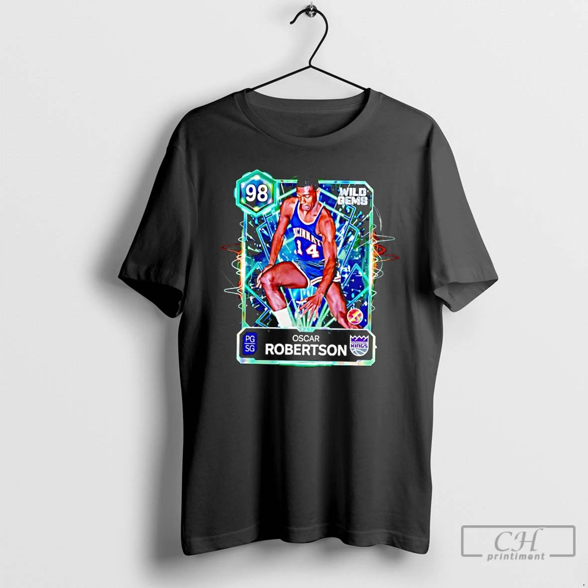 Classic Oscar Robertson Nba 2k Myteam Wild Gems 98 T-Shirts, Hoodie, Sweatshirt | AU18TeeNovaLab.com