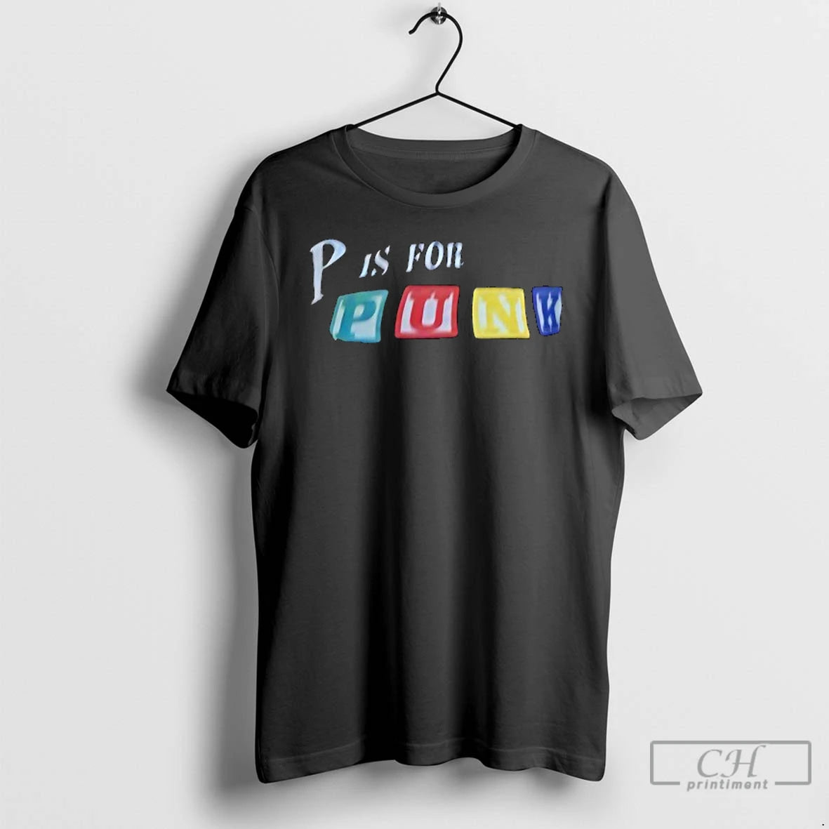 Classic P Is For Punk T Shirts