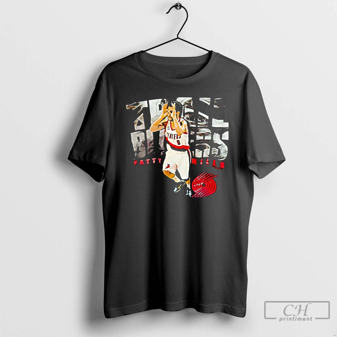 Classic Patty Mills Portland Trail Blazers Basketball T Shirts