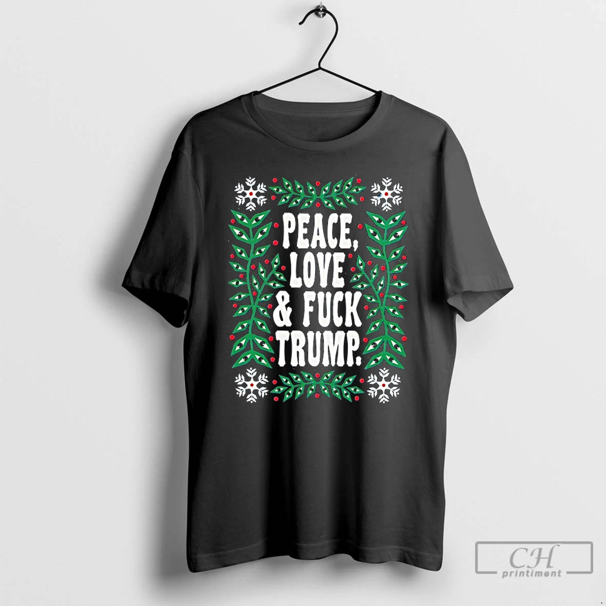 Classic Peace Love And Fuck Trump T-Shirts, Hoodie, Sweatshirt | AU18TeeNovaLab.com