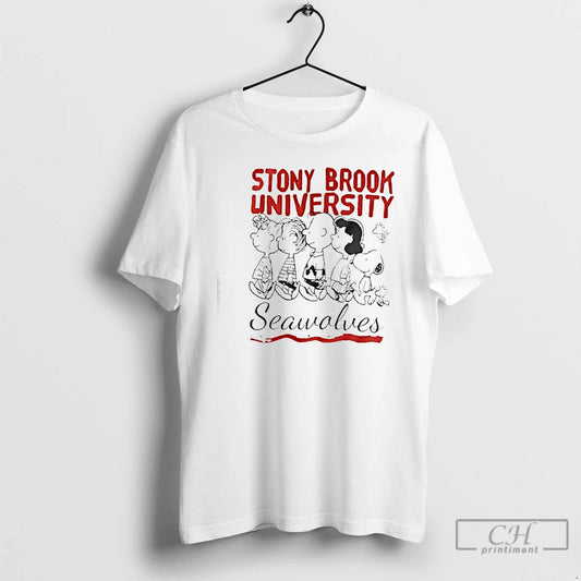 Classic Peanuts Gang Bundle Stony Brook University Seawolves T-Shirts, Hoodie, Sweatshirt | AU18TeeNovaLab.com