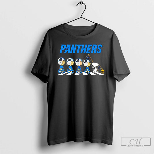 Classic Peanuts X Carolina Panthers Football Flag Walking T-Shirts, Hoodie, Sweatshirt | AU18TeeNovaLab.com