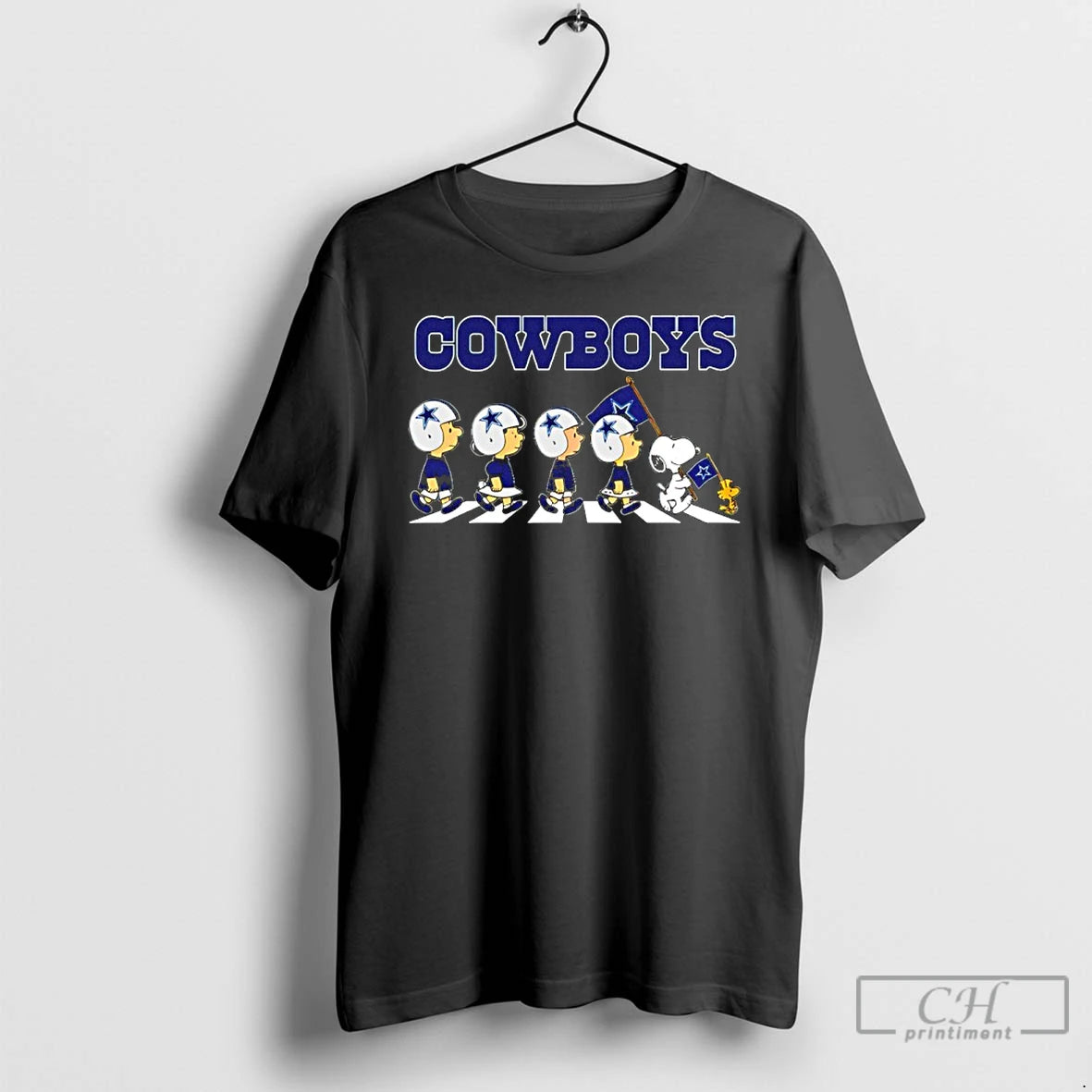 Classic Peanuts X Dallas Cowboys Football Flag Walking T-Shirts, Hoodie, Sweatshirt | AU18TeeNovaLab.com