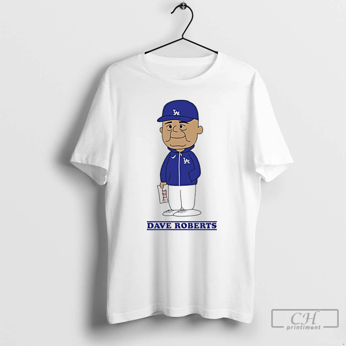Classic Peanuts X Dave Roberts Los Angeles Dodgers Baseball T Shirts