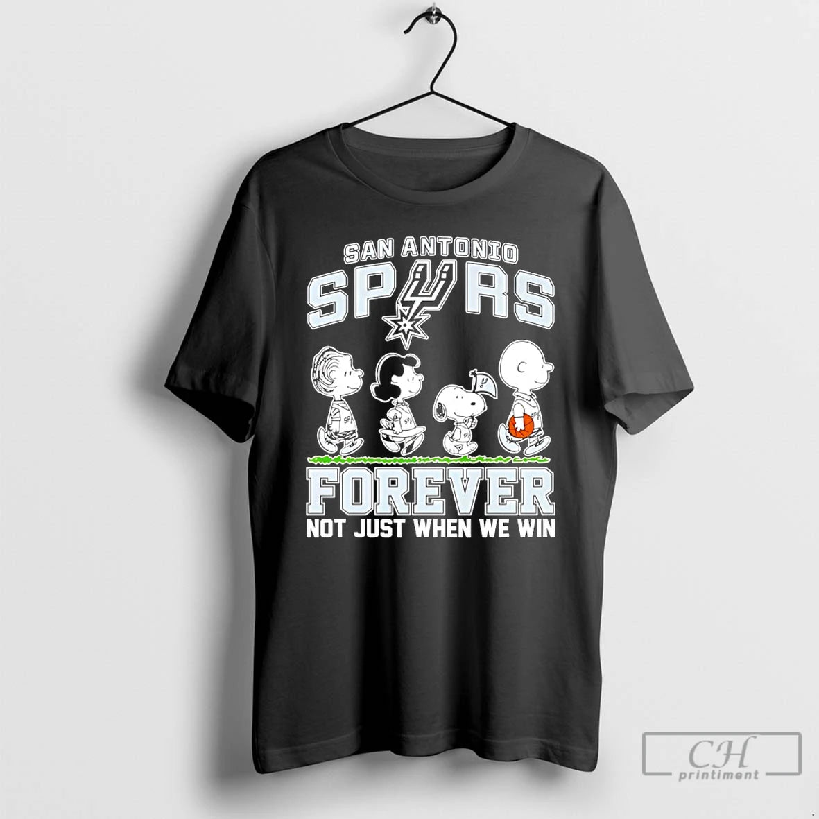 Classic Peanuts X Nba San Antonio Spurs Forever Not Just When We Win T Shirts Hoodie, Sweatshirt | AU18TeeNovaLab.com