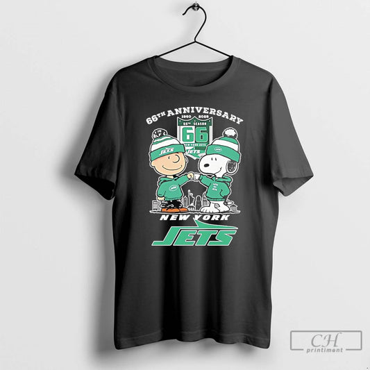 Classic Peanuts X New York Jets 1960 2025 66th Anniversary T-Shirts, Hoodie, Sweatshirt | AU18TeeNovaLab.com