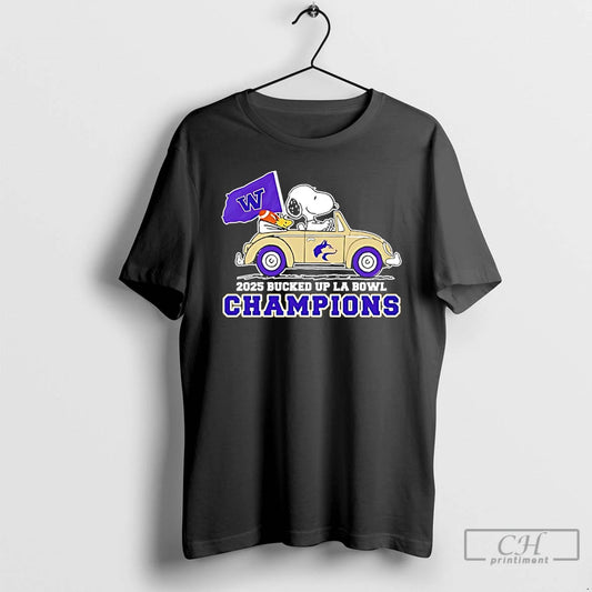 Classic Peanuts X Washington Huskies 2025 Bucked Up La Bowl T-Shirts, Hoodie, Sweatshirt | AU18TeeNovaLab.com
