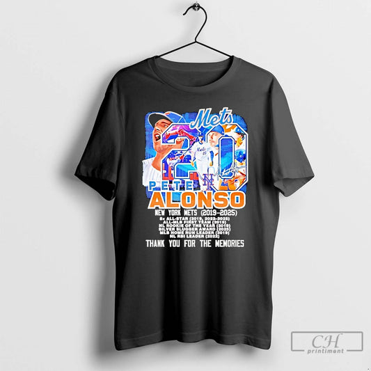 Classic Pete Alonso 20 New York Mets 2019 2025 Thanh You For The Memories