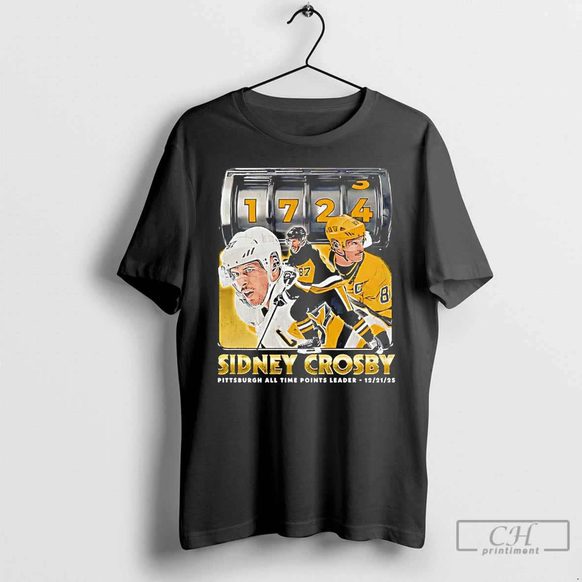 Classic Pittsburgh Penguins Sidney Crosby 1724 All Time Points Leader T-Shirts, Hoodie, Sweatshirt | AU18TeeNovaLab.com