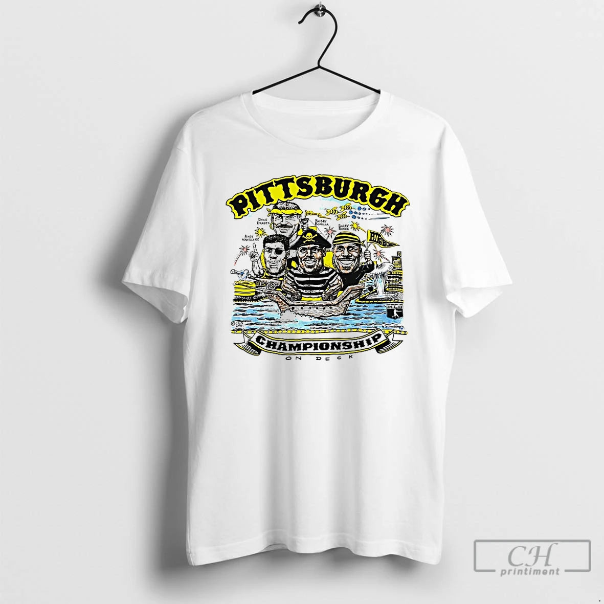Classic Pittsburgh Pirates Championship On Deck Caricature Vintage T-Shirts, Hoodie, Sweatshirt | AU18TeeNovaLab.com