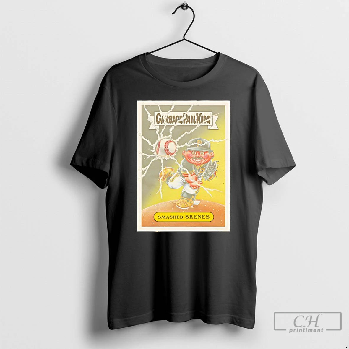 Classic Pittsburgh Pirates Garbage Pail Kids Pirates Smashed Skenes T Shirts