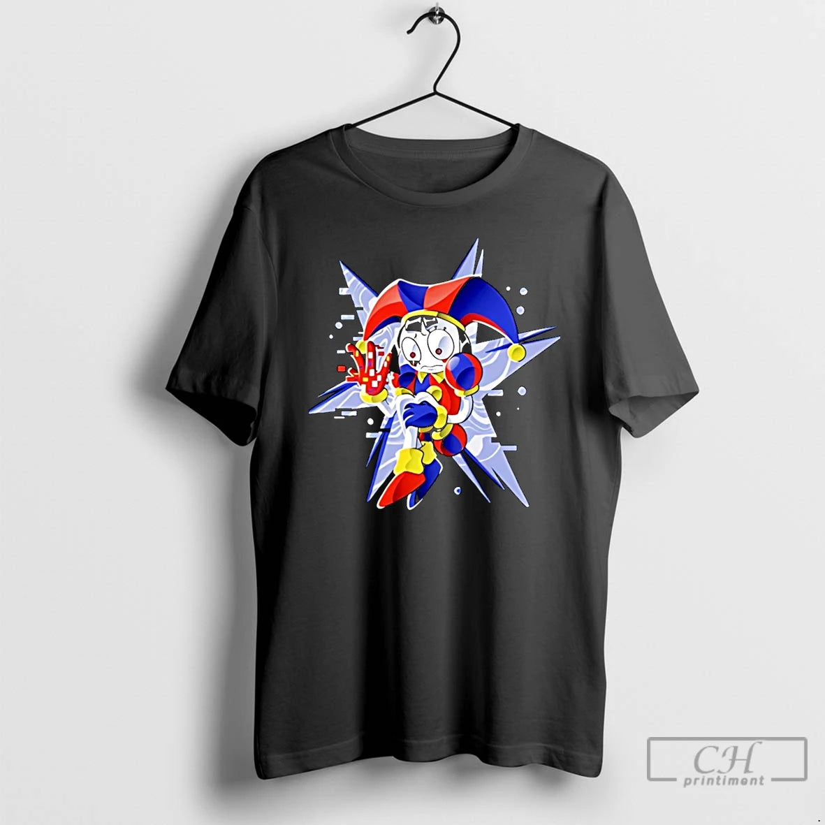 Classic Pixel Jester Retro Glitch Art Christmas T-Shirts, Hoodie, Sweatshirt | AU18TeeNovaLab.com