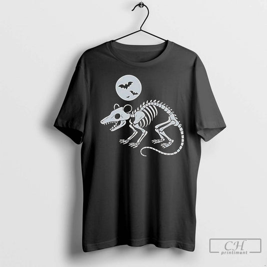 Classic Playing Opossum Skull Halloween