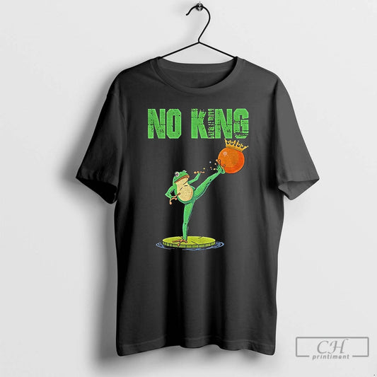 Classic Portland Frog Kick Out Orange Protest No Kings T Shirts