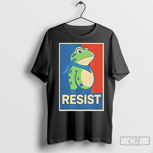 Classic Portland Frog Protest Resist