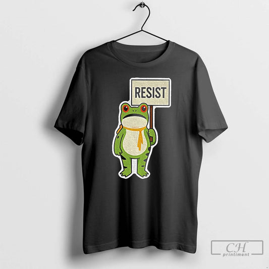 Classic Portland Frog Holding Resist Fdt Anti Establishment Anti Ice T Shirts
