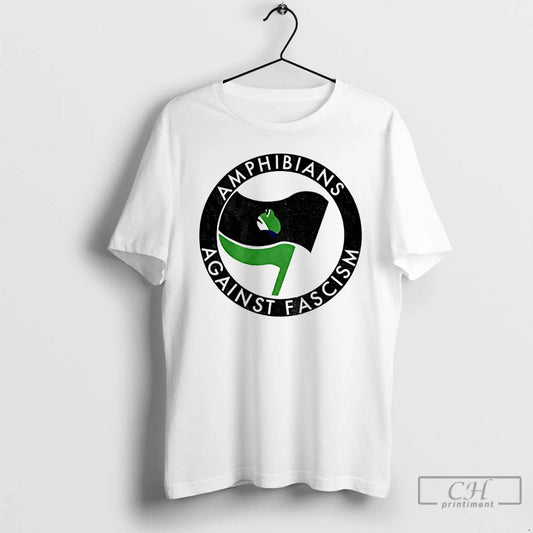 Classic Portland Frogs Amphibians Against Fascism Antifa Logo T Shirts