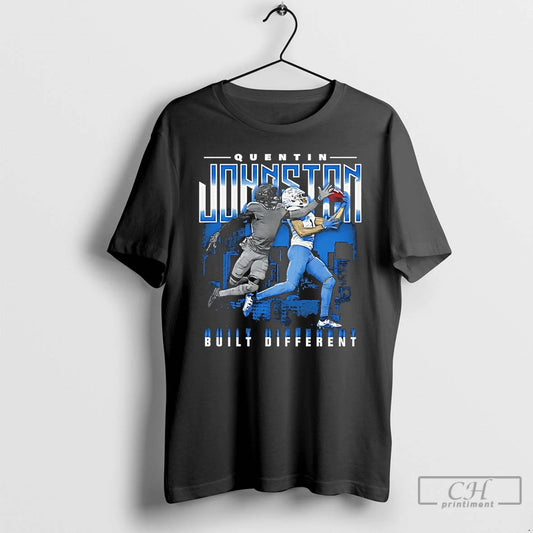 Classic Quentin Johnston Los Angeles Chargers Built Different Graphic T-Shirts, Hoodie, Sweatshirt | AU18TeeNovaLab.com