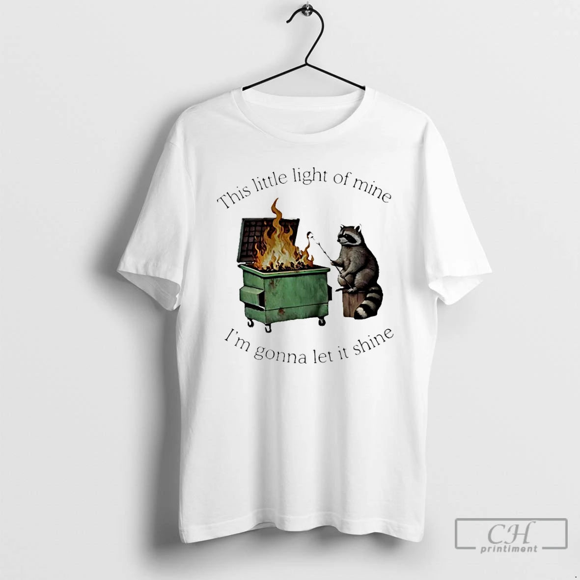 Classic Raccoon This Little Light Of Mine Im Gonna Let It Shine T Shirts Sweater Hoodie, Sweatshirt | AU18TeeNovaLab.com
