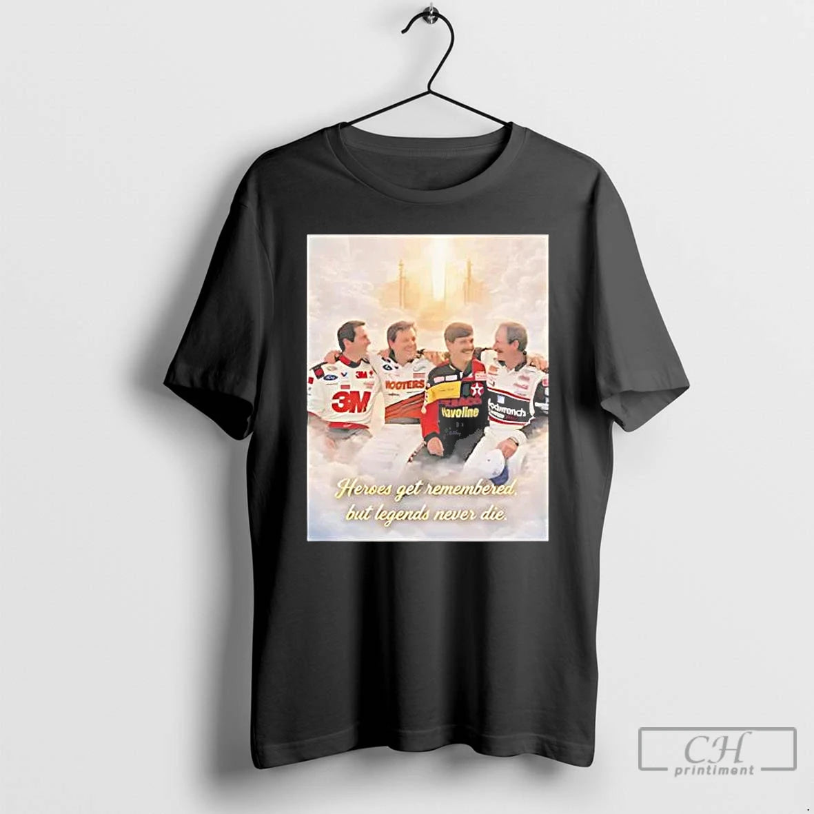 Classic Racing Driver Heroes Get Remembered But Legends Never Die T-Shirts, Hoodie, Sweatshirt | AU18TeeNovaLab.com