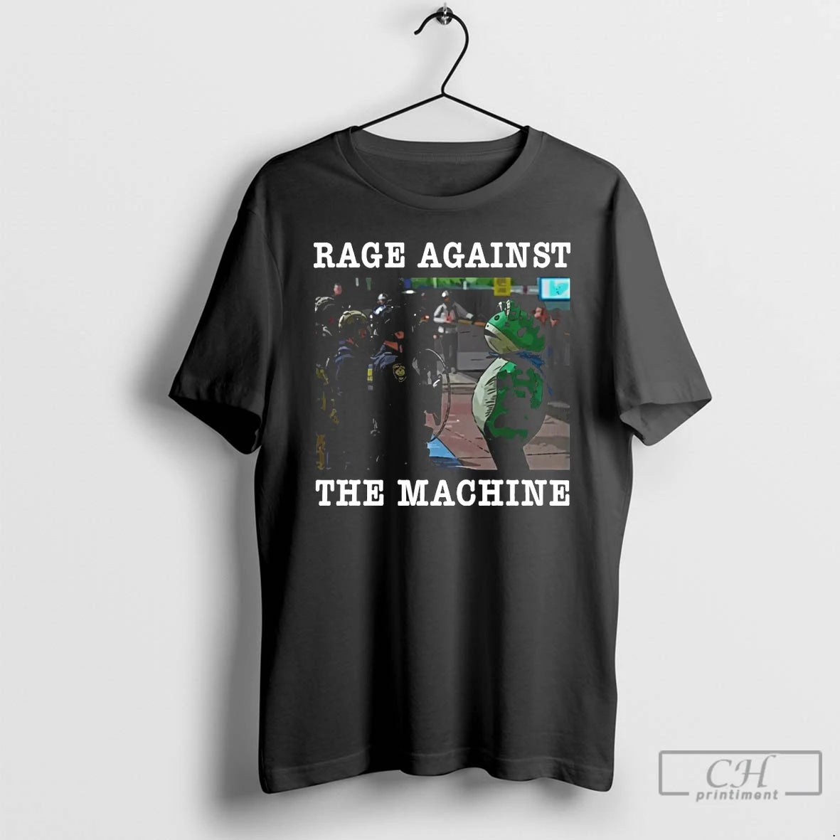 Classic Rage Against The Machine Portland Frog T Shirts