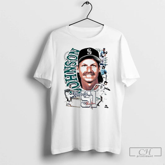 Classic Randy Johnson Picture Collage Seattle Mariners T-Shirts, Hoodie, Sweatshirt | AU18TeeNovaLab.com