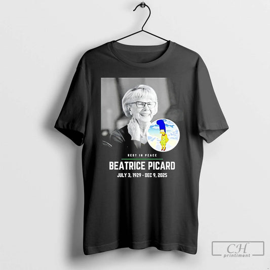 Classic Rest In Peace Beatrice Picard 1929 2025 T-Shirts, Hoodie, Sweatshirt | AU18TeeNovaLab.com