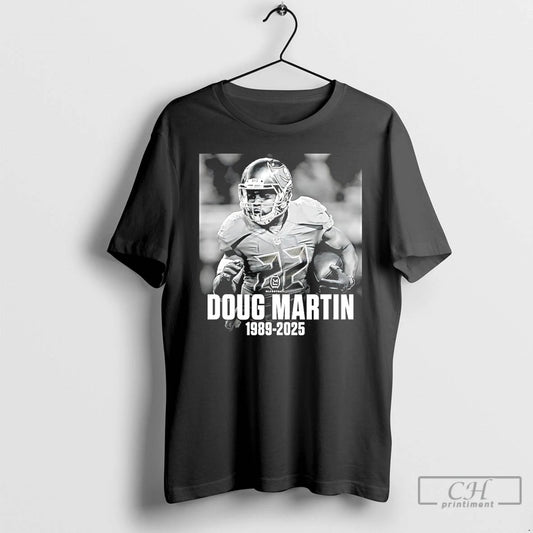 Classic Rest In Peace Buccaneers Superstar Running Back Doug Martin 1989 2025 T Shirts